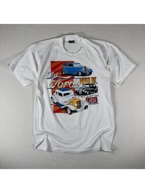 Vintage 90s Old Fords Never Dies American Muscle T Shirt